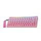11. Klawiatura gasket HERO84 HE PINK+Gradient+Contour Dragon King switch RGB AULA