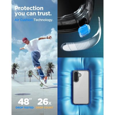 10. Etui Spigen Ultra Hybrid na Samsung Galaxy A57 5G - przezroczyste