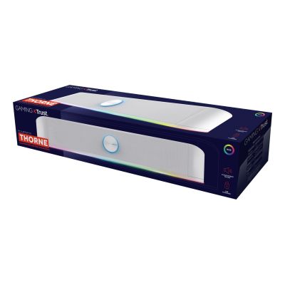 5. Soundbar TRUST GXT619W THORNE RGB Biały