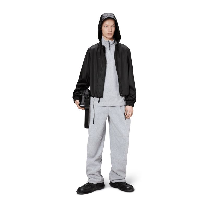 3. Rains damska kurtka przeciwdeszczowa STRING W JACKET W3 18040 84 BLACK GRAIN