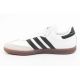 3. Adidas buty sportowe sneakersy Samba modne skórzane białe