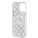 7. Etui Karl Lagerfeld IML Monogram Karl & Choupette Head MagSafe na iPhone 15 Pro Max - przezroczyste