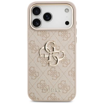 3. Etui Guess 4G Big 4G Classic Logo na iPhone 17 Pro Max - różowo-złote
