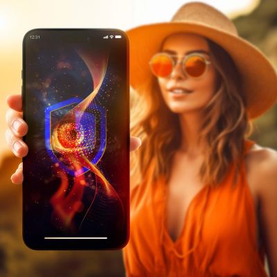 2. Szkło hartowane 3mk Eye Care Protector na Apple iPhone 15 Pro Max