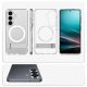 12. Etui Spigen Ultra Hybrid S Mag MagSafe na Samsung Galaxy S26+ - przezroczysto-białe