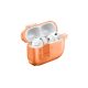7. Etui AMAZINGTHING Titan Pro Mag Case Clear do AirPods Pro 3 - pomarańczowe