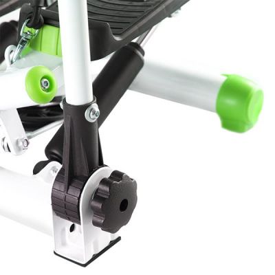 40. Stepper z ruchomymi ramionami i linkami HMS S3085 zielono-biały