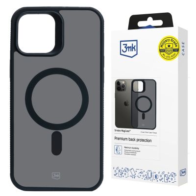 17. Etui 3mk Smoke MagCase na Apple iPhone 12 Pro Max - czarne