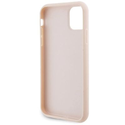 7. Etui Karl Lagerfeld Quilted K Pattern na iPhone 11 / Xr - różowe