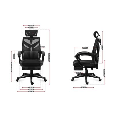 29. Fotel gamingowy Huzaro Combat 5.0 Black