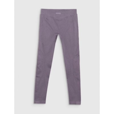 8. Legginsy treningowe bezszwowe damskie 4F | Anna Lewandowska 4F 4FALSSS25TFTIF383-51S