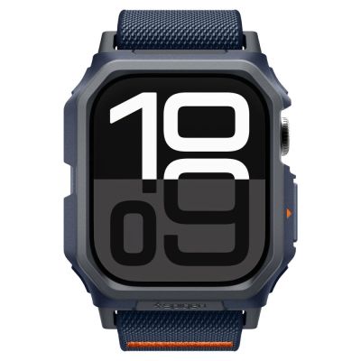 6. Pasek Spigen Lite Fit "Pro" na Apple Watch 10 46 mm - granatowy