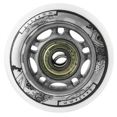 8. PU 64x24 82A BIAŁE (4 szt.) + ABEC-7 (8 szt.) ZESTAW NILS EXTREME