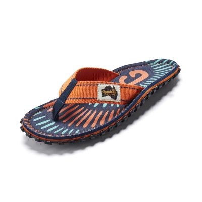 4. Gumbies japonki unisex ISLANDER FLIP-FLOP TANGERINE BURST
