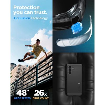 11. Etui Spigen Tough Armor na Samsung Galaxy A57 5G - czarne