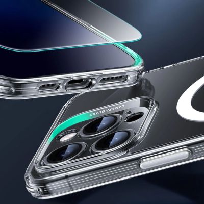 5. Etui ESR Classic Pro Set Halolock MagSafe na iPhone 16 Pro Max - przezroczyste