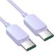 2. Kabel Joyroom Multi-Color Series A14 USB-C / Lightning 20W 1.2 m - fioletowy