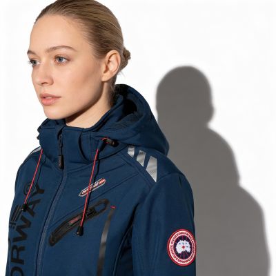 6. Kurtka softshell damska Geographical Norway REINE ASSORT B EO LADY 007 NAVY / NAVY (WU8088F/GNO-MARINE / MARINE)