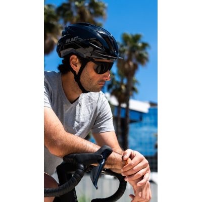 11. Kask Rowerowy HJC CROSSER BLACK r. M