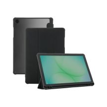 Mobilis 060021 etui na tablet 27,9 cm (11") Etui z klapką Czarny, Przezroczysty