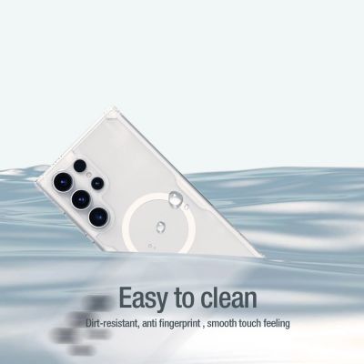 17. Etui Nillkin Nature Pro pancerne z magnetycznym ringiem do Samsung Galaxy S24 Ultra - białe