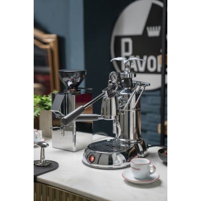 4. La Pavoni Ekspres do kawy Dźwignia ręczna Milano srebrny