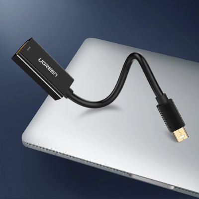 10. Adapter Ugreen MD112 10460 mini DisplayPort (męski) / HDMI (żeński) FHD 1080p - biały