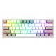 2. REDRAGON K617-RGB Fizz RGB White/Grey klawiatura USB Szary, Biały