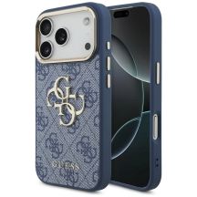 Etui Guess 4G Big 4G Classic Logo na iPhone 18 Pro / 17 Pro - niebiesko-złote