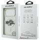 8. Etui Karl Lagerfeld IML Glitter Karl & Choupette Sketch Logo MagSafe na iPhone 17 Pro - przezroczyste