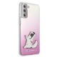 4. Etui Karl Lagerfeld Choupette Fun na Samsung Galaxy S21+ - różowe