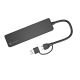 3. NATEC HUB USB-C 3.0 MAYFLY 4-PORTY + ADAPTER USB-A NHU-2023
