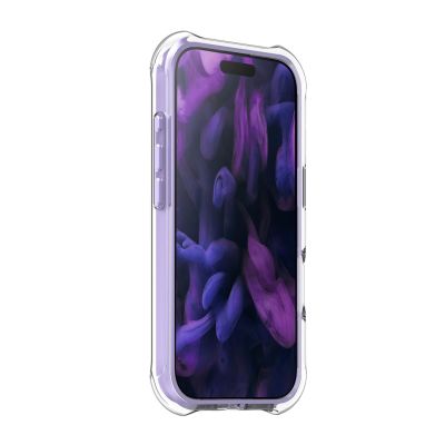 4. LAUT AERO PROTECT pokrowiec na telefon komórkowy 16 cm (6.3") Fioletowy, Przezroczysty