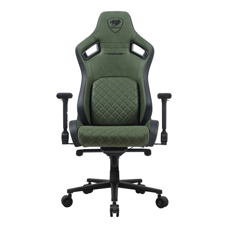 4. COUGAR DEFENSOR S ARMY GREEN F Uniwersalny fotel dla gracza Tapicerowane siedzisko Zielony