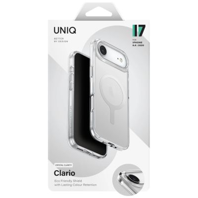6. Etui UNIQ Clario Magclick Charging na iPhone Air - przezroczyste