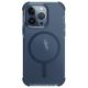 Etui UNIQ Combat Magclick Charging do iPhone 15 Pro - niebieskie