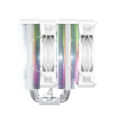 3. Montech NX600 ARGB Procesor Chłodnica powietrza 12 cm Biały 1 szt.