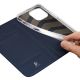 7. Etui do iPhone 15 Pro Max pokrowiec z klapką i portfelem Dux Ducis Skin Pro - niebieski