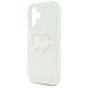 6. Etui Guess IML Heart na iPhone 16 - przezroczyste