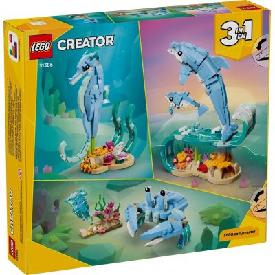 14. LEGO Creator 31385 Zwierzęta morskie: Piękne delfiny