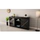 5. Komoda 160x80x35 GRANERO czarny/czarny poł