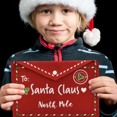 5. KOPERTA ŚWIĄTECZNA LIST DO ŚWIĘTEGO MIKOŁAJA FILCOWA 26x16CM SANTA CLAUS