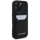 4. Etui Karl Lagerfeld HC Grained PU Cardslot Metal Elong na iPhone 16 Pro - czarne