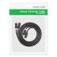18. Kabel Ugreen AV104 10520 audio 2RCA (męski) / 2RCA (męski) 5m - szary