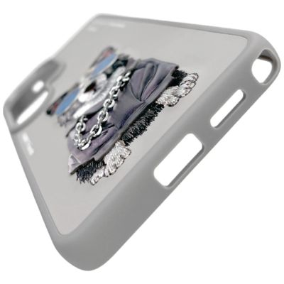 4. Etui Nimmy Glasses Cool Dog na Samsung Galaxy S26 Ultra - szare