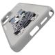 4. Etui Nimmy Glasses Cool Dog na Samsung Galaxy S26 Ultra - szare