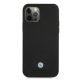 3. Etui BMW Leather Perforate na iPhone 12 / iPhone 12 Pro - czarne