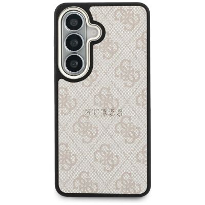 11. Etui Guess 4G Embossed Ring MagSafe na Samsung Galaxy S26 - różowe