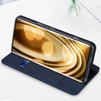 18. Dux Ducis Skin Pro etui do Realme 10 Pro pokrowiec z klapką portfel na kartę podstawka niebieskie