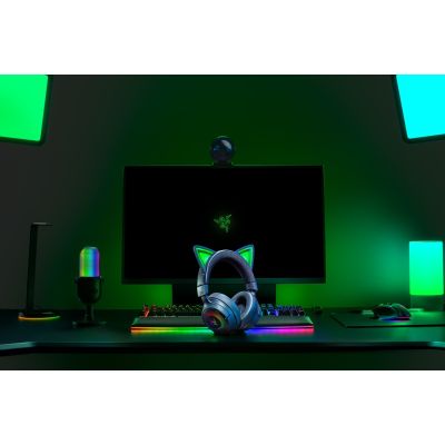 6. Zestaw słuchawkowy Razer Kraken Kitty V3 Pro Nauszne